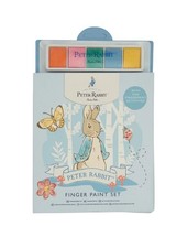 Peter Rabbit Finger Paint Activity Set Messy Play Colouring Art Craft 18+ month