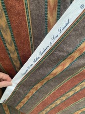 2.6 Metres Vintage Sanderson Indus? Fabric 1983 Retro Ethnic Striped X137cm B76