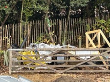 Wooden Field Gate 14ft Wide X 4ft High