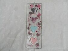 Large Fused glass Heart design wall hanging by Frank Neikes?