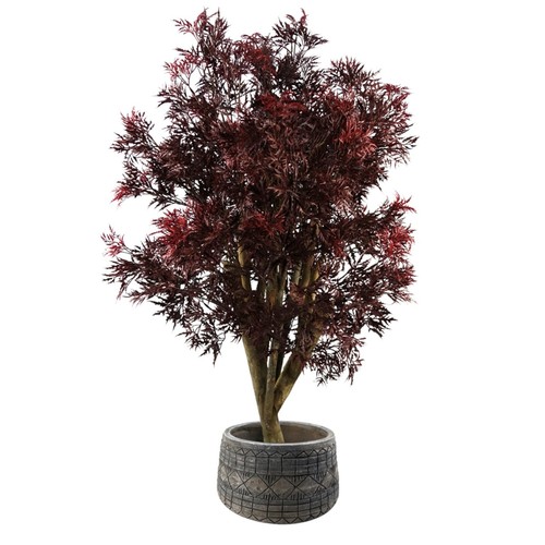 120cm artificial red aralia - artificial,