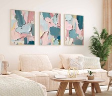 Gallery Wall Art Neutral Pink