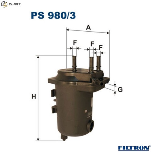Fuel filter 980 for - fuel,