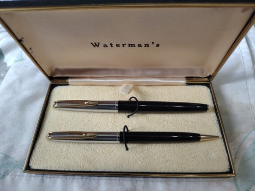 Waterman fountain pen chrome - waterman's,