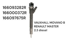 RENAULT MASTER/VAUXHALL MOVANO INJECTOR 166000372R/166092452R/166093282R