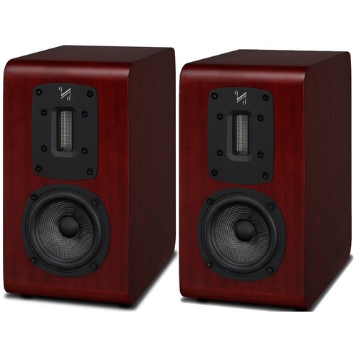 Quad speakers mahogany - quad,