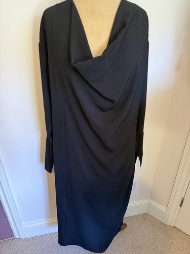 Zara black column long sleeved - zara,