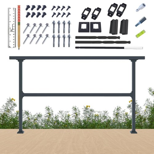Fence rail horizontal - cr,
