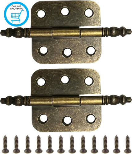 Pack antique brass butt - 2,