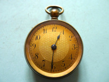 F.W.C. C1900 Gold Plated 38mm Open Face Key Wind Pocket Watch..Working but TLC.