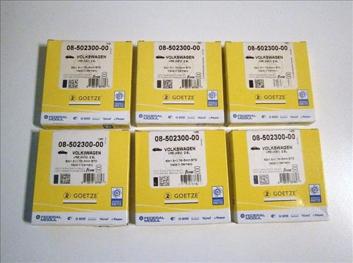 Set coated piston rings - 6,