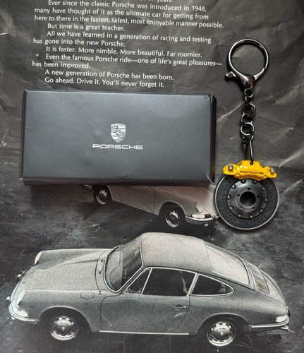 Genuine porsche keyring - genuine,