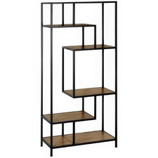 Tall Wooden Shelves Bookcase
