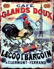 Cafe glands doux - glands, french