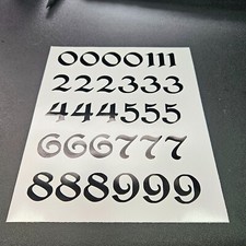 perry gothic font sticky vinyl