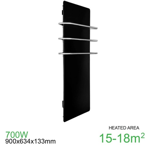 700w glass heated - glass-, rail-