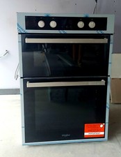 Whirlpool AKL 309 IX Built-in Double Oven in Inox and Black
