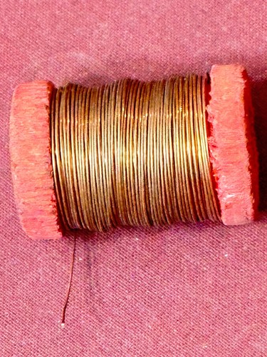 Vintage copper wire - vintage, on