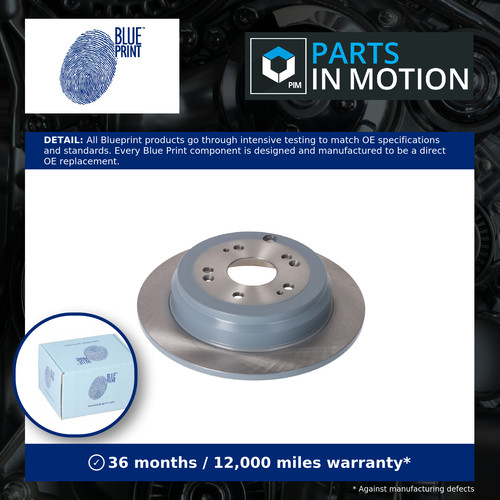 Brake discs pair solid - 2x, fits