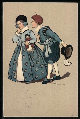 Artist postcard ethel - artist,