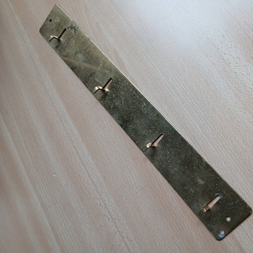 Solid brass hooks plate - 4,