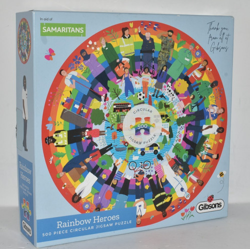 Rainbow heroes 500 piece - rainbow,