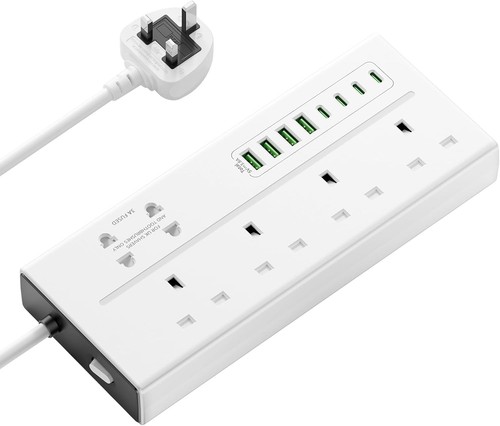 Extension lead with - lead, slots