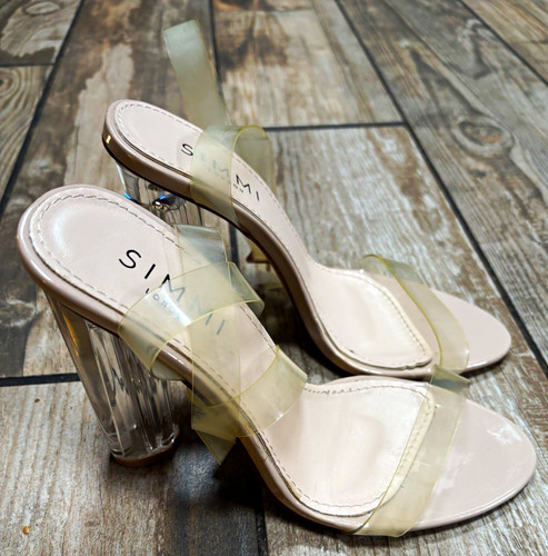Simmi london beige clear - beige/clear, block