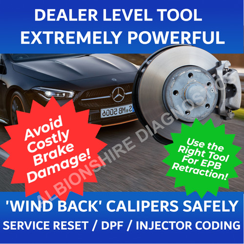 Epb reset tool for mercedes - epb,
