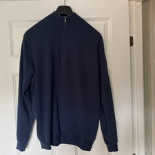 Palm Grove Golf Jumper Blue Size Medium Windproof, Lined