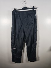 Berghaus Deluge Aquafoil Waterproof Black Over Trousers Mens Size XL 31L