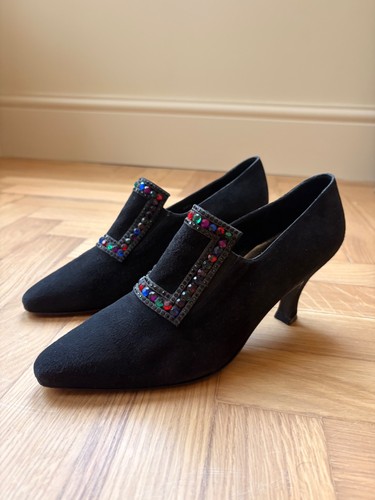 Vintage 90s black - suede, stuart