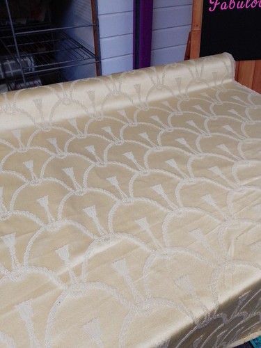 Cream ivory fan scallop - ivory,