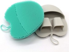 2 Pcs Silicone Face Scrubber