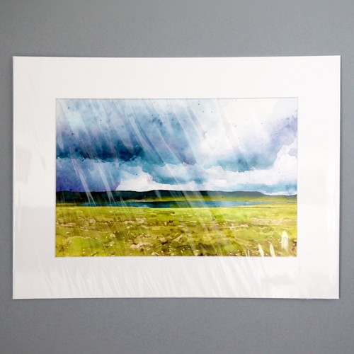 Mounted giclée art print - art, a