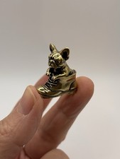 Small Brass Bulldog - ‘sat