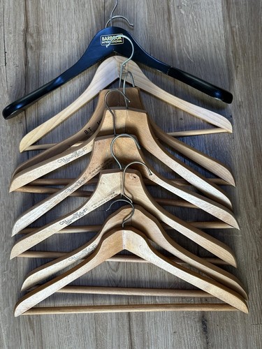 Wooden clothes hangers great - hangers,