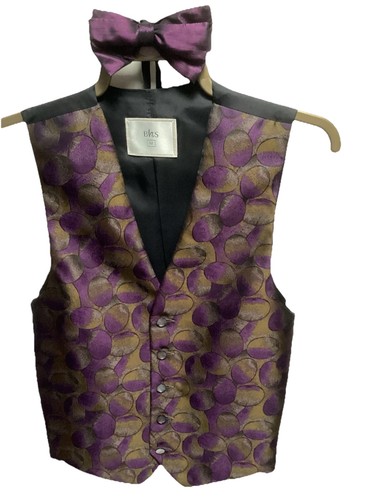 Waistcoat and bow tie - waistcoat,