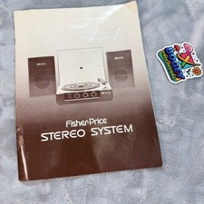 Fisher price stereo system - fisher,
