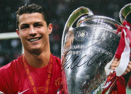 Cristiano ronaldo hand signed - ronaldo,