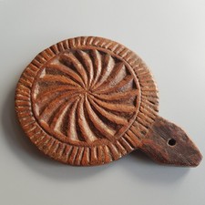 Antique wooden cookie biscuit