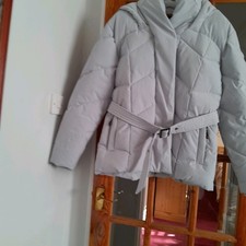 Zavetti Canada ladies light grey coat new without tags 