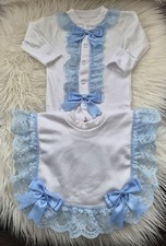Romany Babygrow And Bib Set