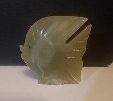 Green Stone Fish - ornament or