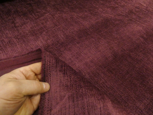 Rich purple velvet chenille - purple,