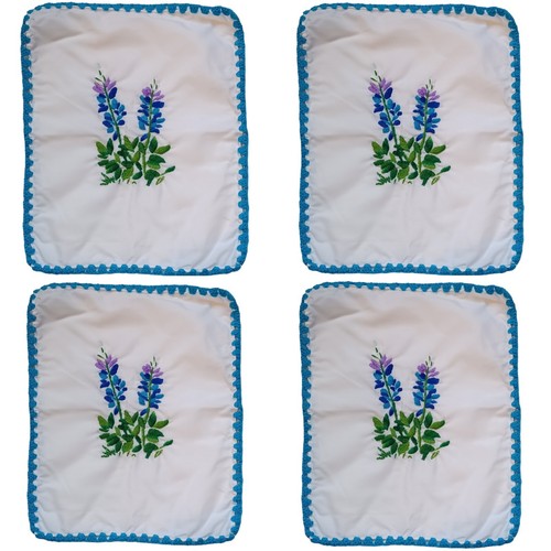 Bluebonnet hand embroidered - bluebonnet,