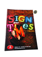 Theatre Programme Sign of the Times Grand Blackpool Vintage ra