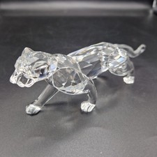Swarovski Leopard Crystal Retired Cat African Wildlife Figurine 217093 VGC