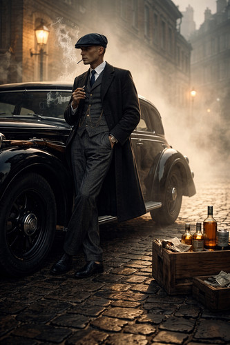 Gangster car 1920 noir - gangster, 1920's