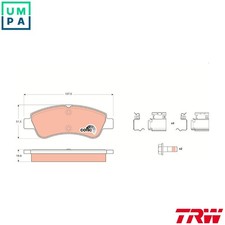 BRAKE PAD SET DISC BRAKE
